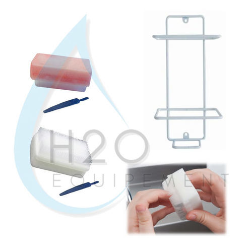Distributore per spazzole chirurgiche - H2O Equipement - in acciaio inossidabile / da parete