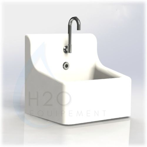 Sistema di lavaggio delle mani 1 postazione - MINI HAND ONE - H2O Equipement - compatto / da parete / medico