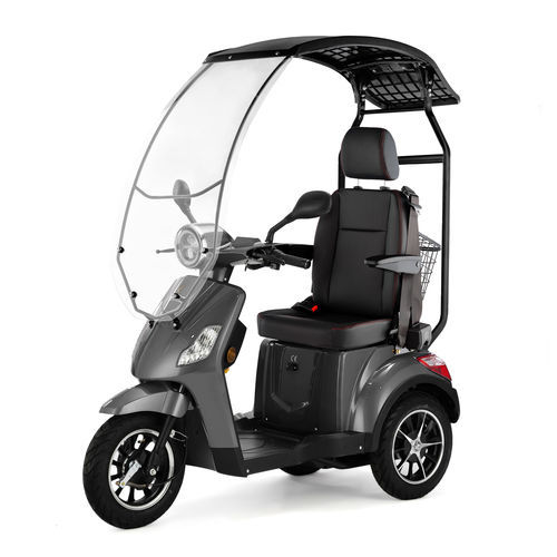 Scooter per disabili elettrico - DRAR-CAP-GRA - Veleco - a 3 ruote / con cestello / con cabina