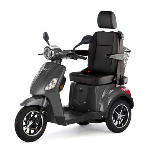 Scooter per disabili elettrico - DRA-CAP-GRA - Veleco - a 3 ruote / con cestello