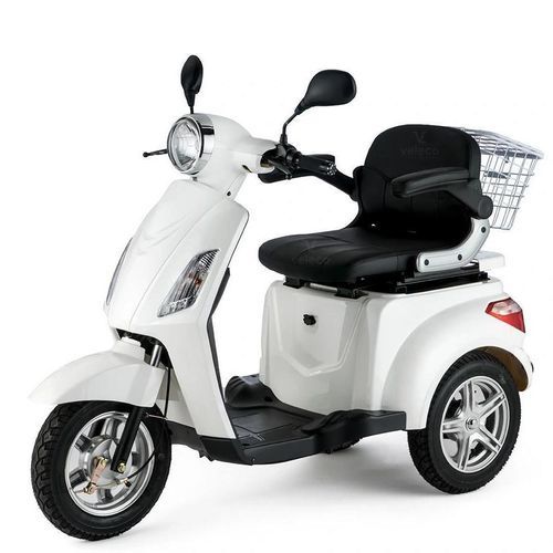 Scooter per disabili elettrico - 15-WHI - Veleco - a 3 ruote / con cestello