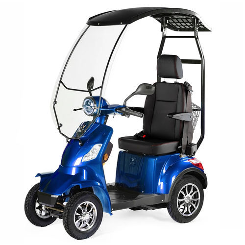 Scooter per disabili elettrico - FASR-CAP-LI-BLU - Veleco - a 4 ruote / con cestello / con cabina
