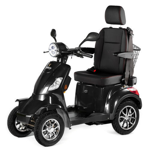 Scooter per disabili elettrico - FAS-CAP-LI-BLA - Veleco - a 4 ruote / con cestello