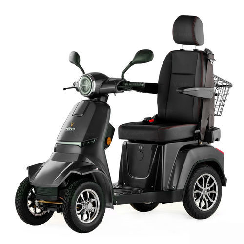 Scooter per disabili elettrico - GRA-CAP-LI-SIL - Veleco - a 4 ruote / con cestello