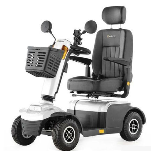 Scooter per disabili elettrico - LOO-WHI - Veleco - a 4 ruote / con cestello