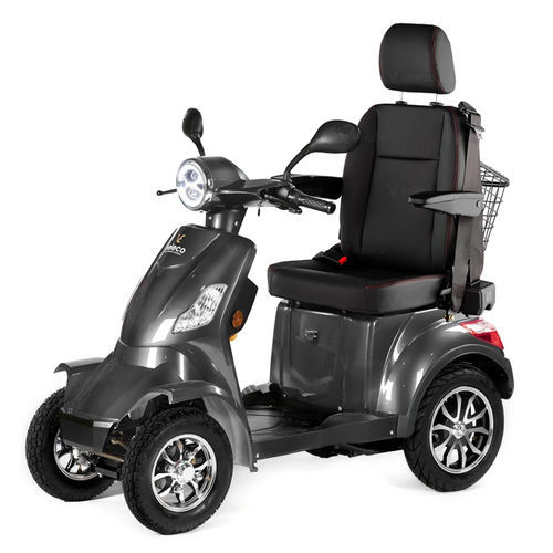 Scooter per disabili elettrico - FAS-CAP-GRA - Veleco - a 4 ruote / con cestello