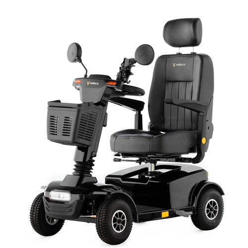 Scooter per disabili elettrico - JUM-BLA - Veleco - a 4 ruote / con cestello