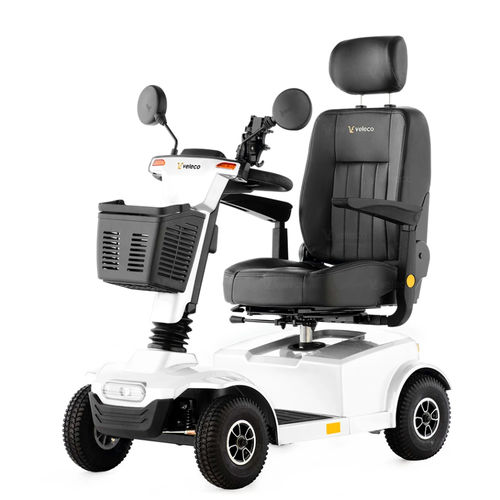 Scooter per disabili elettrico - JUM-WHI - Veleco - a 4 ruote / con cestello