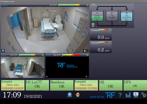 Software di gestione - RadyNet - Técnicas Radiofísicas S.L.U. - di visualizzazione / di monitoraggio / di misura