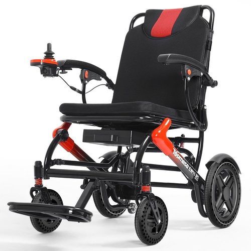 Sedia a rotelle elettrica - EW11 - Topmate - da interno / da esterno / pieghevole