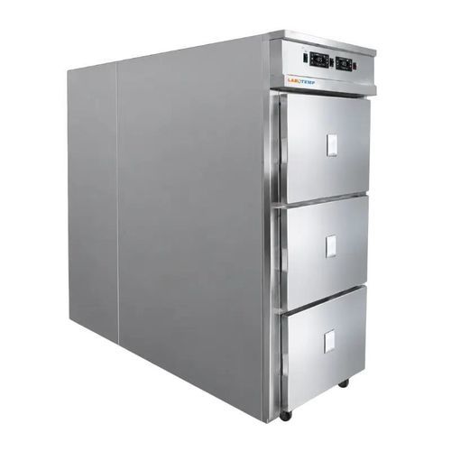 Cella mortuaria frigorifera per barelle mortuarie - MOR-12 - Labotemp Systems - per barelle mortuarie / 3 salme / a carico frontale