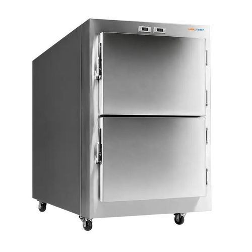 Cella mortuaria frigorifera per barelle mortuarie - MOR-11 - Labotemp Systems - 2 salme / a carico frontale / con rotelle