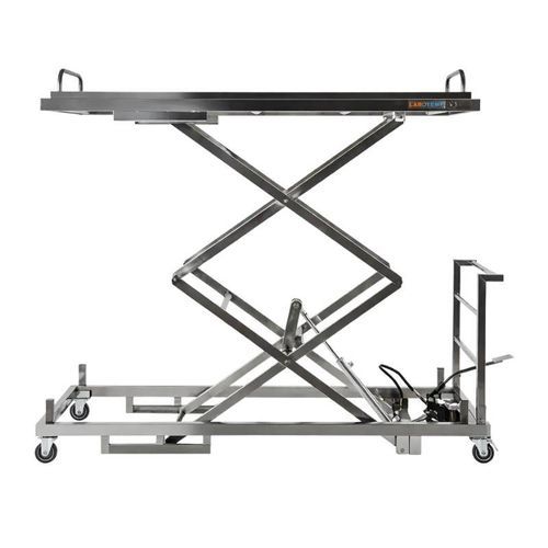 Carrello mortuario da trasporto - Mortuary Trolley LMT-01 - Labotemp Systems - di trasferimento / per movimentazione / a pantografo
