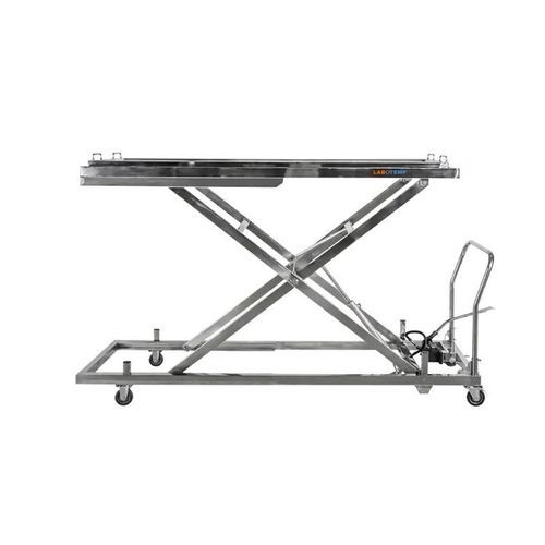 Carrello mortuario di trasferimento - LMT-02 - Labotemp Systems - per movimentazione / a pantografo / di stoccaggio