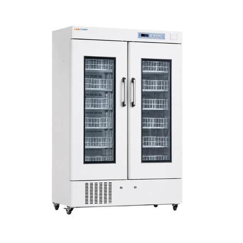 Frigorifero per banca del sangue - BBR-08 - Labotemp Systems - ad armadio / 2 porte / con porta in vetro