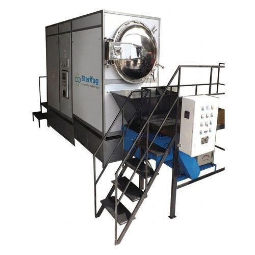 Autoclave per rifiuti ospedalieri - SF-BMW series - STERIFAG - a vapore / a carico frontale / da terra