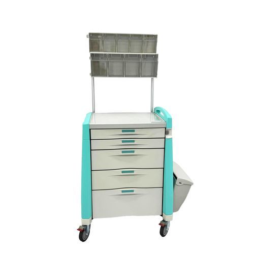 Carrello per anestesia - AC-27 - UMC - per farmaci / di stoccaggio / con piano di appoggio