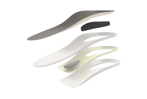 Soletta ortopedica con cuscinetti per tallone - WSN P+P+FS (HEEL PAD) - KINGMED - con supporto per arco longitudinale / con supporto per arco trasversale / con cuscinetto plantare