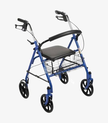 Deambulatore rollator a 4 ruote - WR10 - Stela Mobility - telaio in alluminio / con sedile / pieghevole