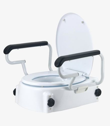 Rialzo per WC con braccioli - BA30 - Stela Mobility - ad altezza regolabile / bariatrico / per disabili