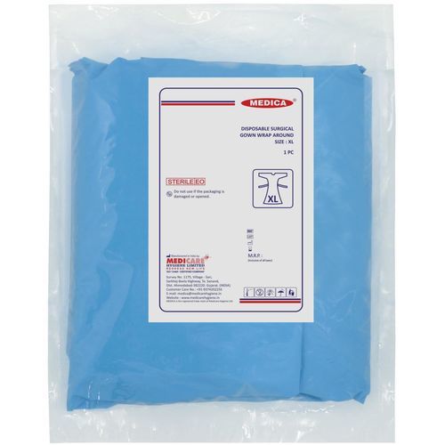 Camice chirurgico unisex - Medica  - Medicare Hygiene Ltd., - XL / sterile / monouso