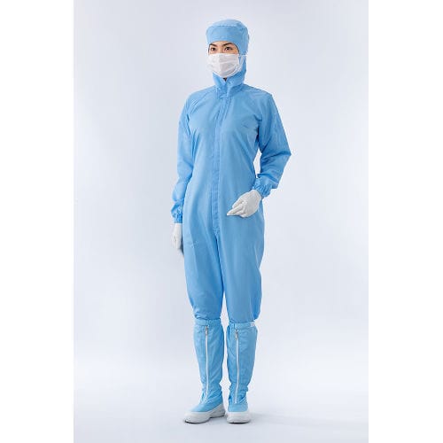 Tuta protettiva unisex - フード一体型センターファスナークリーンスーツ - AIRTECH JAPAN, Ltd. - M / XL / S