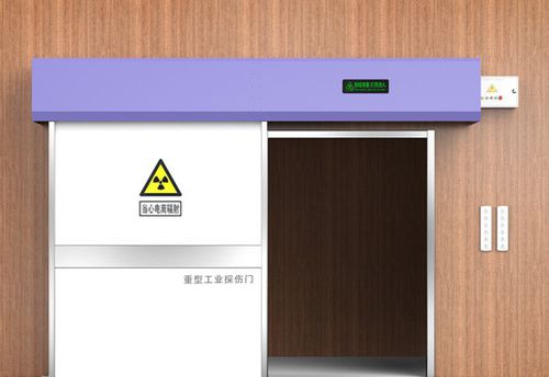 Porta con schermatura - Shandong Hongxinyu Medical Technology Co., Ltd. - per ospedale / per ciclotroni / scorrevole