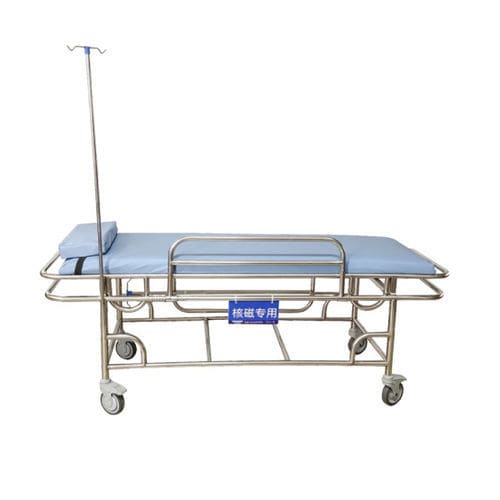 Barella con carrello passamalati - Shandong Hongxinyu Medical Technology Co., Ltd. - per MRI / manuale / a sezione unica