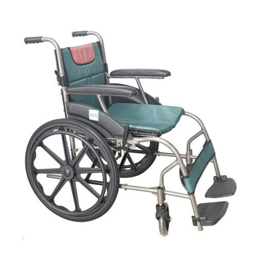 Sedia a rotelle manuale - Shandong Hongxinyu Medical Technology Co., Ltd. - da esterno / compatibile MRI / con poggiagambe