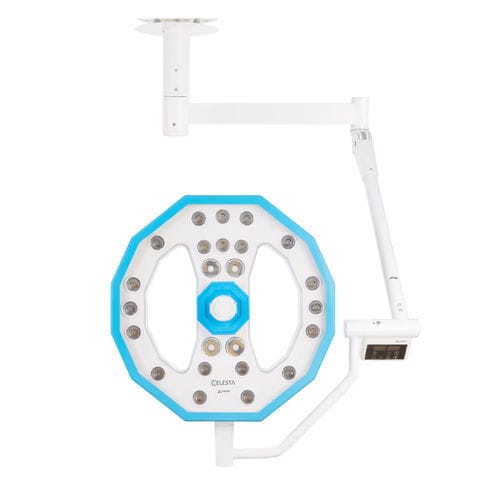 Lampada scialitica mobile - Celesta series - EPMD Group - a soffitto / LED / per sala operatoria