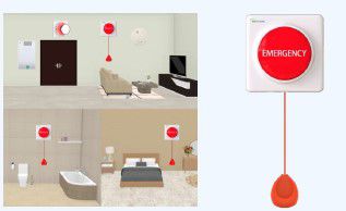 Sistema di allarme di fumo - AAS - BitCare SG - domotico