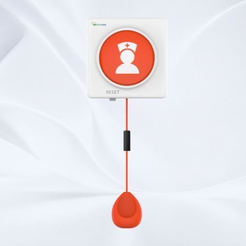 Sistema di chiamata infermiera da bagno - PB-E1-HTM - BitCare - per WC / pulsanti antipanico / a fune