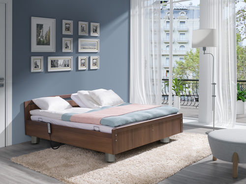 Letto per cure domiciliari - PB 533DB - Elbur sp. z o.o. sp.k. - da ospedale / elettrico / ad altezza regolabile