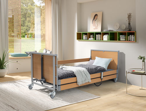 Letto per cure domiciliari - PB 325 LOW - Elbur sp. z o.o. sp.k. - per lungodegenza / medico / elettrico