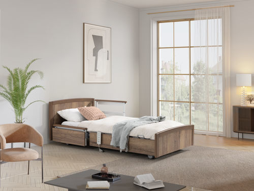 Letto per cure domiciliari - PB 735 - Elbur sp. z o.o. sp.k. - elettrico / Trendelenburg / anti-Trendelenburg