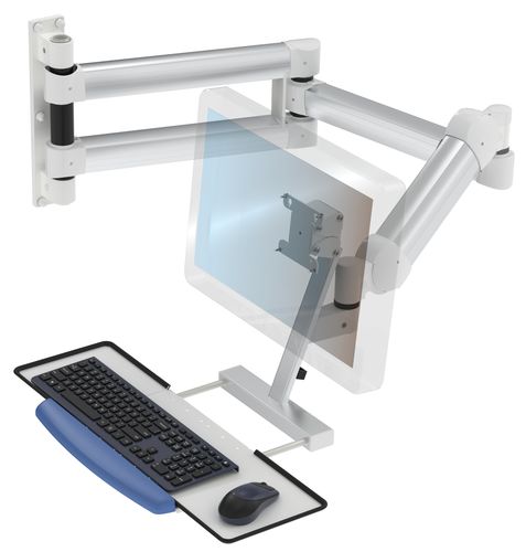 Braccio di supporto articolato - K-21216 - S.I.C Entwicklungs- und Vertriebs GmbH - girevole / estensibili / per monitor