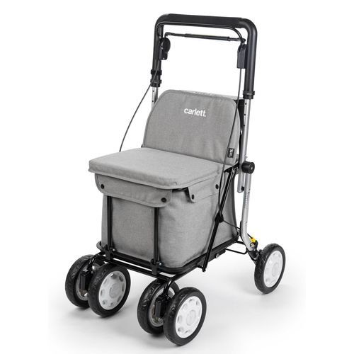 Deambulatore rollator a 6 ruote - Comfort Assist - ADEENE INVEST, S.L.U.–CARLETT - telaio in alluminio / con sedile / pieghevole