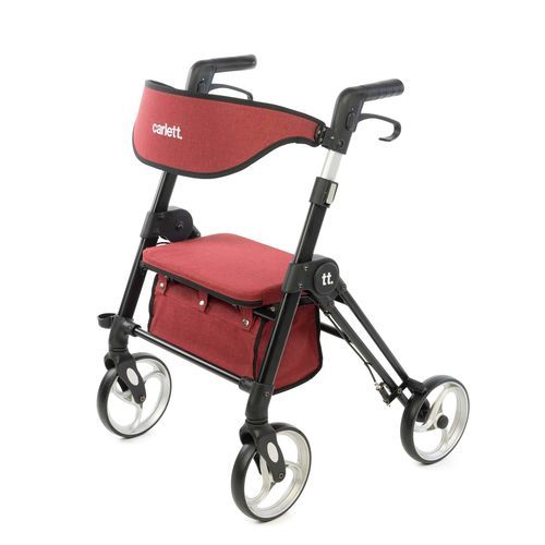 Deambulatore rollator a 4 ruote - Lett Ride - ADEENE INVEST, S.L.U.–CARLETT - telaio in alluminio / con sedile / con cestello