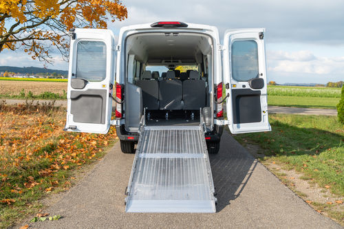 Rampa di accesso per automobile - RFM GEN2 - MobiTEC GmbH - con fissaggio al veicolo / pieghevole
