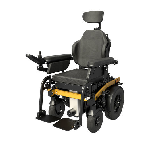 Sedia a rotelle elettrica - Swiss Viva Plus - SKS Rehab AG - per disabile / da interno / pieghevole