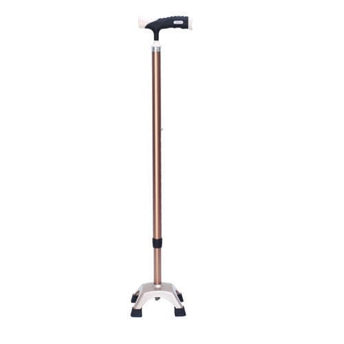 Bastone da passeggio con impugnatura a T - 354 - WALKING STICKS INT. S.L. - quadripode / ad altezza regolabile / antiscivolo
