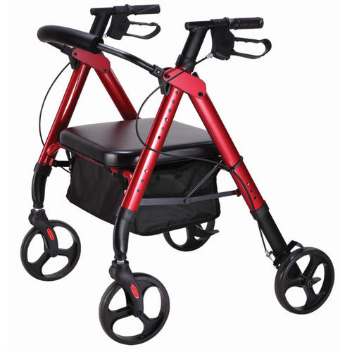 Deambulatore rollator a 4 ruote - 2227XL - WALKING STICKS INT. S.L. - bariatrico / telaio in alluminio / con sedile