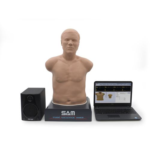Manichino didattico per auscultazione - SAM 3G&reg; - 3B Scientific   - per interventi di emergenza / di adulto / di torso