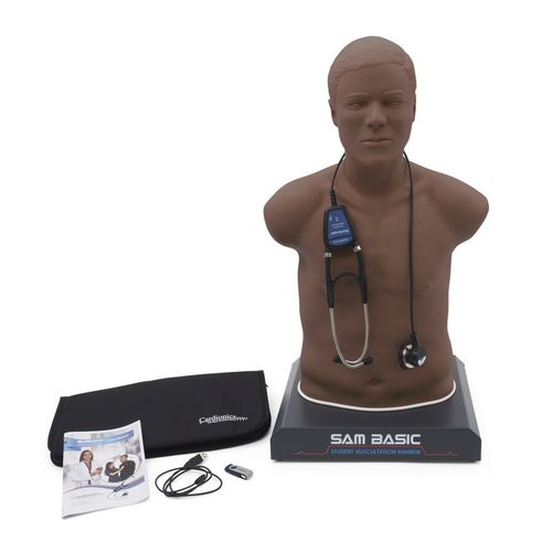 Manichino didattico per assistenza generale - SAM 3G® - 3B Scientific   - per diagnosi COVID-19 / per auscultazione / per ECG