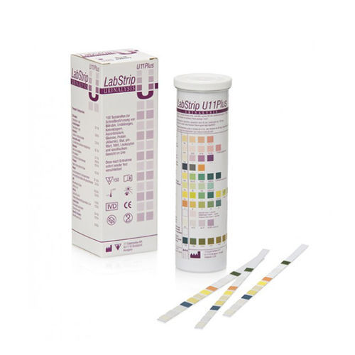 Striscia analitica per malattie epatiche - LabStrip U11 Plus - 77 Elektronika - multiparametrica / di pH / di glucosio