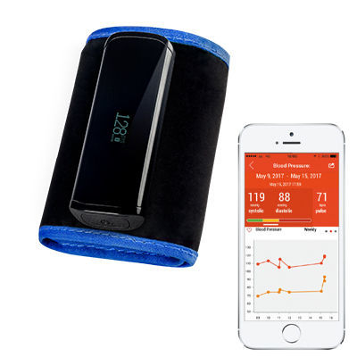 Sfigmomanometro elettronico automatico - UA-1200BLE - A&D Company, Limited - con connessione wireless / con bracciale adulti / intelligente