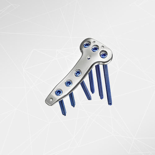 Placca di compressione per piccoli frammenti ossei - LOQTEQ®3.5 - aap Implantate - per tibia / prossimale / mediale