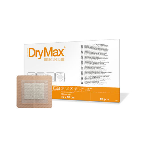 Cerotto in silicone - DryMax Border - Absorbest - sterile / traspirante / impermeabile