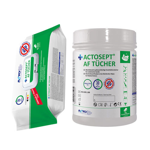 Salvietta detergente per pavimenti e altre superfici - ACTOSEPT® AF Tücher - Acto   - 100 pezzi / 80 pezzi