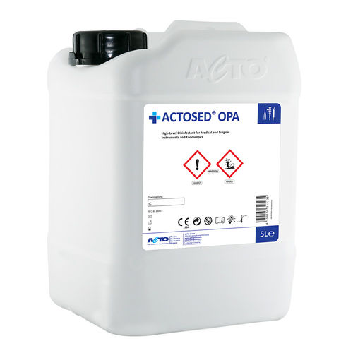 Disinfettante per strumenti chirurgici - ACTOSED® OPA - Acto   - per endoscopi / liquido / 5000 ml